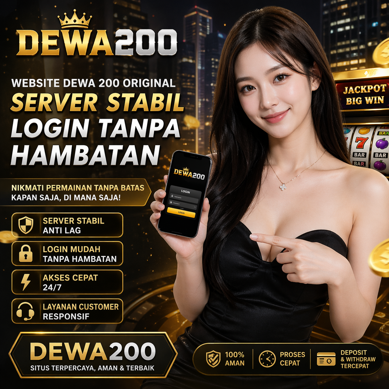 DEWA200 - Website DEWA 200 Original Server Stabil Login Tanpa Hambatan